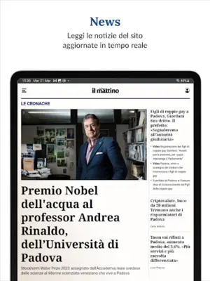 Il Mattino di Padova android App screenshot 2