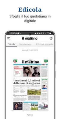 Il Mattino di Padova android App screenshot 3